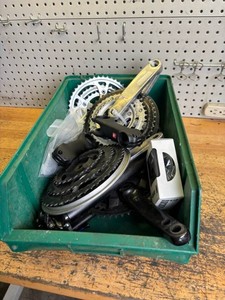 Bicycle Crankset & Chainring Parts Mixed Lot
