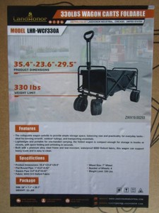 LandHonor Foldable Wagon