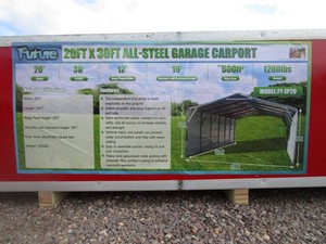 Future 20x30x12 Carport