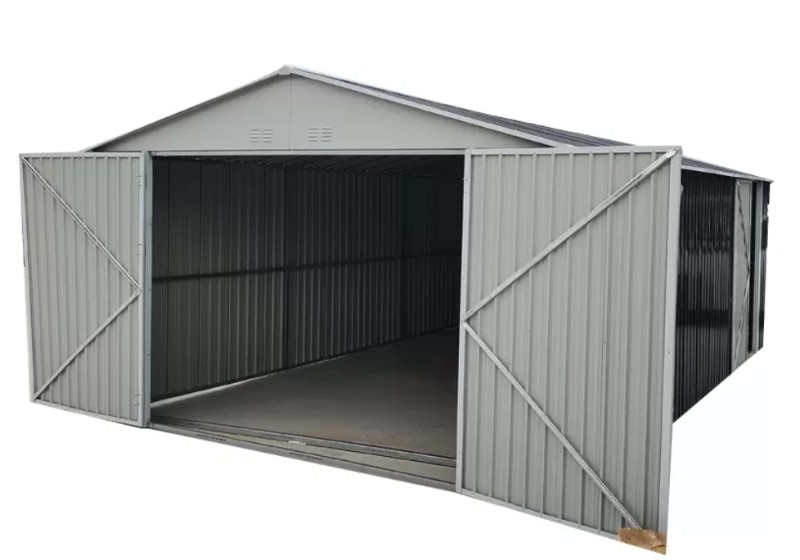 ATSPOWER 11 x 19 Ft  Metal Garage Shed with Double Front Doors (ATS-MS1119)