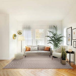 $156 GERTMENIAN Loomed Gray Rug 6x9 Indoor
