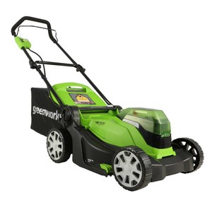 $310 Greenworks 24V 17-in Cordless Lawn Mower 4Ah