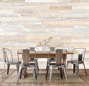 $120 TIMBERCHiC Barnwood Wall Planks, Peel-stick