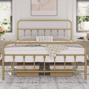 $114 Yaheetech Queen Bed Frame with Headboard
