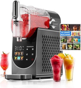 $159 Slushie Machine 84oz, Slushy Machine for Home, Frozen Drink Machine with One-Touch Screen, 6 Preset Programs, Auto Clean, No Ice Needed, Dishwasher Safe Parts, for Margaritas, Frapp s and More (84oz)