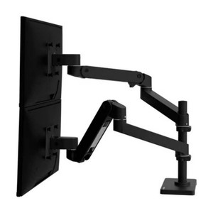 $459 Ergotron Desk Mount for Monitor, LCD Display - Black (45-690-292)