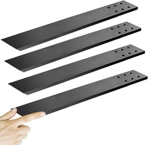 Hidden Granite Countertop Support Brackets 4 Pack 20 L x 2.5 W,38 Thick Heavy Duty Counter top Brackets,Flat Black Wall Mount Support Countertop Overhang Support for Quartz, Wood, Concrete,Island