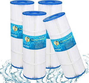 4 Pack PLFCC80 Pool Filter Cartridge, Pool Filters for Above Ground Pools Compatible with Pentair Ccp320, Ultral-A5, Unicel C-7470, 178580, Filbur FC-1976, 817-0081, R173573, L X Od20X7, 4x80 Sq.Ft
