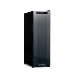 $249 LUMA  12-BOTTLE 9.9 BLACK FREESTANDING WINE FRIDGE