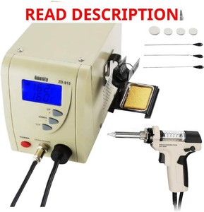 $140 Pro Digital Vacuum Desoldering Station, Anesty Professional Removal Rework Station ZD-915 Iron Gun Built-in Vacuum Pump