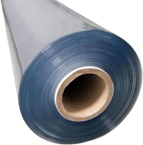 Metro Screenworks Clear Vinyl Roll (Partial) - Marine Grade Vinyl 8 Gauge Sheet - 54-in x 8 Yards - Double Polished Heavy Duty Plastic Sheeting for Porch, Patio, Windows, Boats, Greenhouse, & More