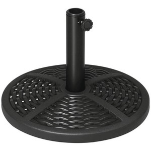 Sunocity 21 lb. 13 in. Heavy Duty Outdoor Market Patio Umbrella Base in Black