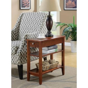 (2) Convenience Concepts American Heritage 3-Tier Mahogany End Table