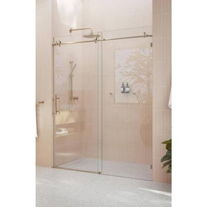 Glass Warehouse Eclipse 56 in. to 60 in. W x 78 in. H Frameless Sliding Shower Door