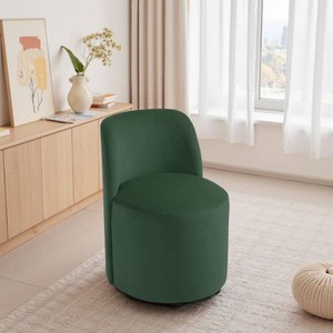 Green Velvet Dining Side Chair