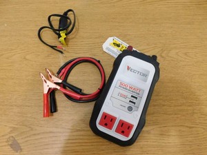 Shop VECTOR 500 Watt Power Inverter, Dual Power Inverter, Two USB Charging Ports - PI500V