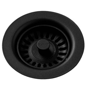 (2) Elkay Polymer Drain Fitting for 3-12 in. Sink Drain Opening in Black