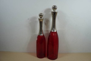 Ruby Red Wine Decanters
