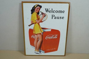 Vintage Style Coca-Cola Advertising Metal Sign
