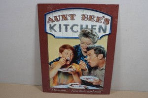 Vintage Andy Griffiths Aunt Bees Kitchen Metal Sign