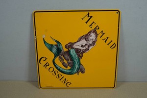 Mermaid Crossing Sign
