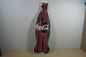 Vintage Coca-Cola Raised Metal Sign