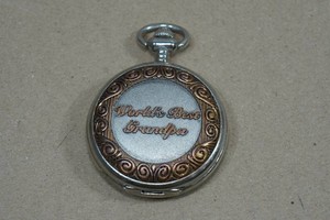 Vintage Milan Gold Tone Moon Phase Pocket Watch