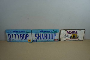 Vintage Minnesota License Plates