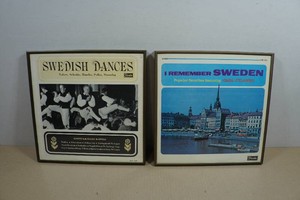 Framed Vintage Records - Swedish Dances & I Remember Sweden