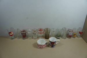 Assorted Vintage Coca-Cola Collectible Glasses