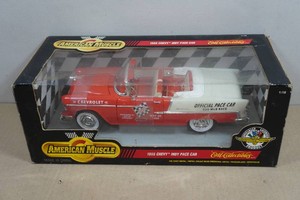 American Muscle 118 Scale 1955 Chevy Indy Pace Car Replica