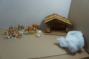 Vintage Nativity Set