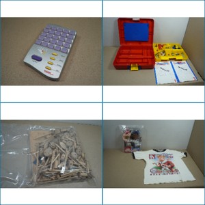 Assorted Vintage Building Sets, T-Shirt, Handheld Game