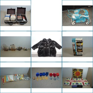 Assorted Vintage Board Games and Toys