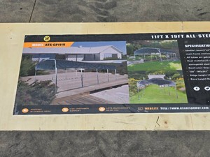 ATS Steel Car Port 11 x 19