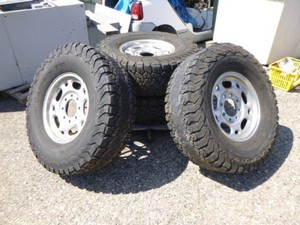 4 BF Goodrich All-Terrain Tires TA on Rims