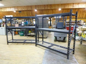 2 Metal 3-Tier Shelving