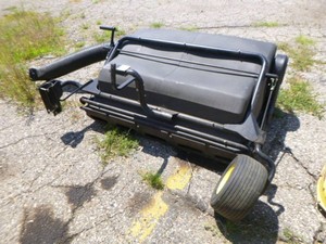 John Deere Pull-Behind Leaf Catcher with Mulcher