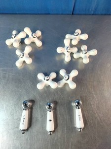 Vintage-style faucet handles