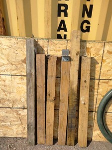 (6) Green Treat 4 x 4 Posts