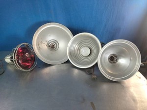 Four utility reflector lamps