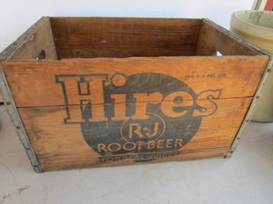 Hires Root Beer Crate