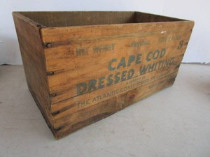 Wooden Shipping Crate - Whiting