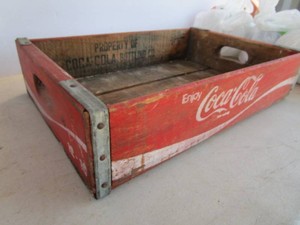 Coca Cola Wooden Tray