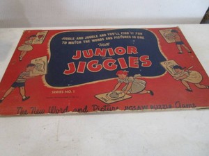 Junior Jiggies, 1944 Cardboard Puzzle Game