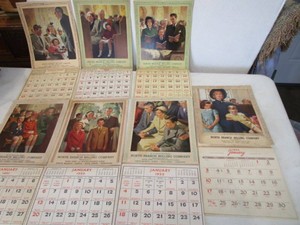 North Branch Milling Co Calendars 1948-54