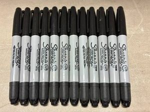 Sharpie Black Dual Tip Markers
