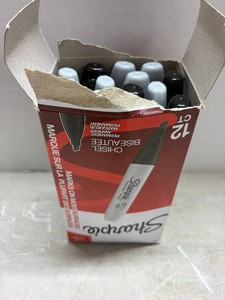 Sharpie Black Chisel Tip Markers
