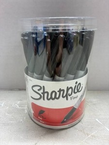 Sharpie Black Fine Tip Markers