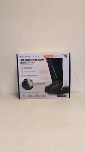 SHAPER IMAGE AIR COMPRESSION BOOTS FLEX LEG RECOVERY SYSTEM LARGE - XL